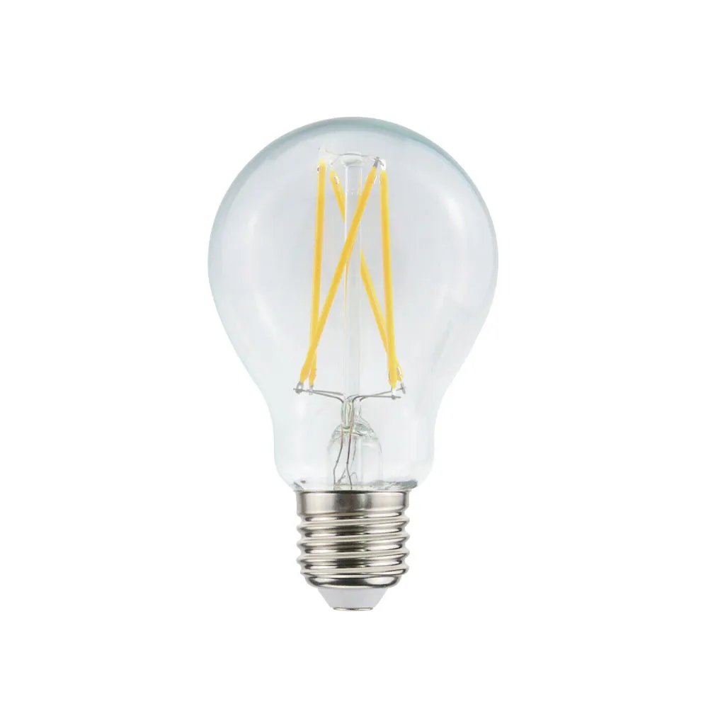 Airam Filament LED-normal ljuskälla, Klar-4 filament-dimbar e27-8w Airam