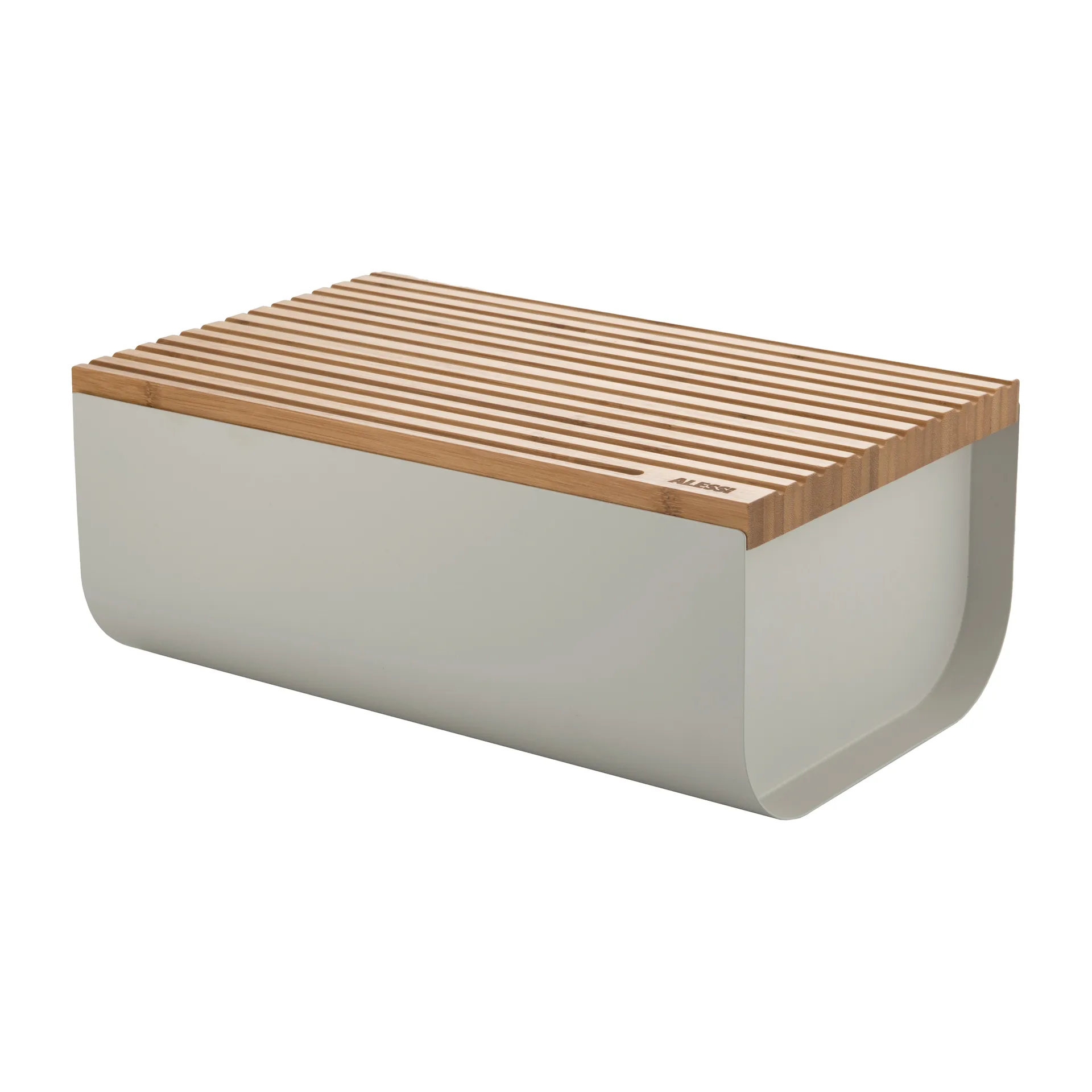 Mattina brödlåda 34 cm, Varm grå-bambu Alessi