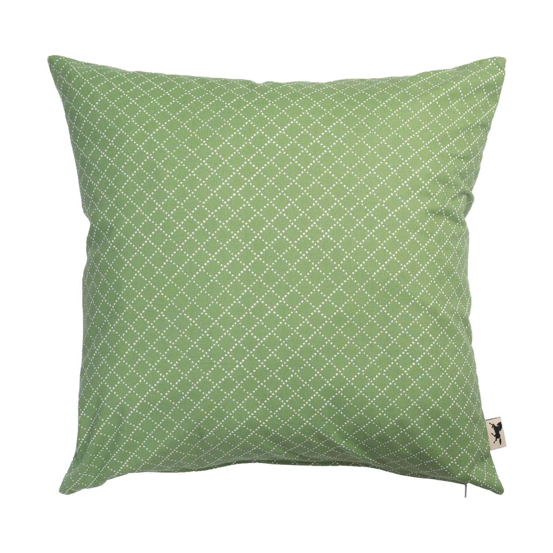 Prickruta kuddfodral 47x47 cm, Grön Almedahls