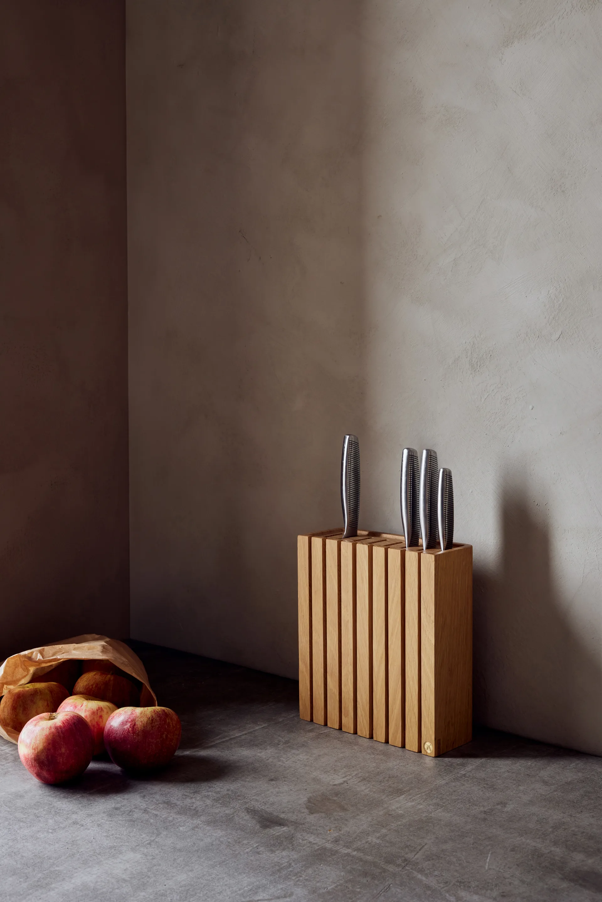 Andersen knivblock, Oak Andersen Furniture