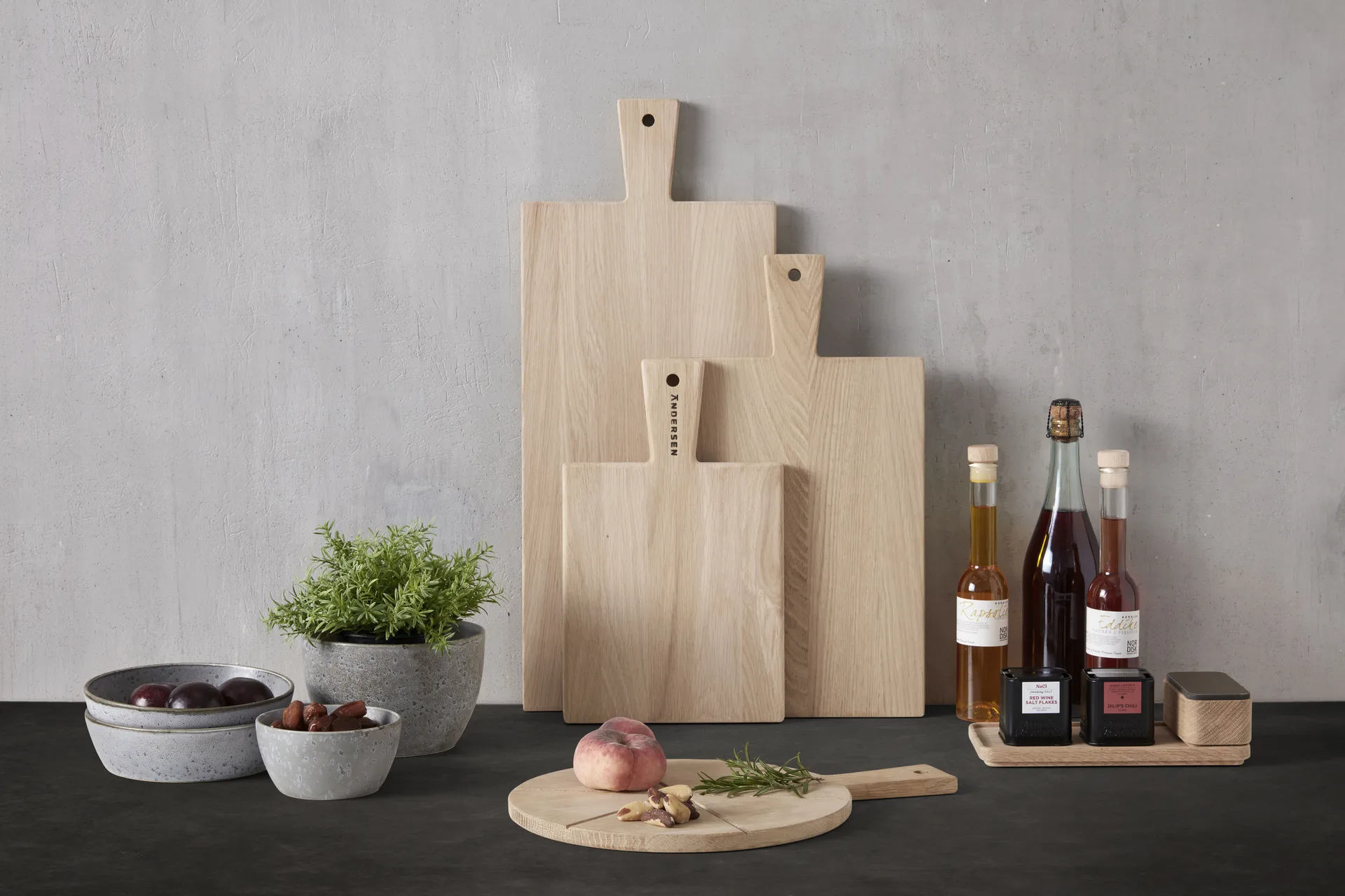 Andersen tapasbricka Medium Ø36 cm, Oak Andersen Furniture