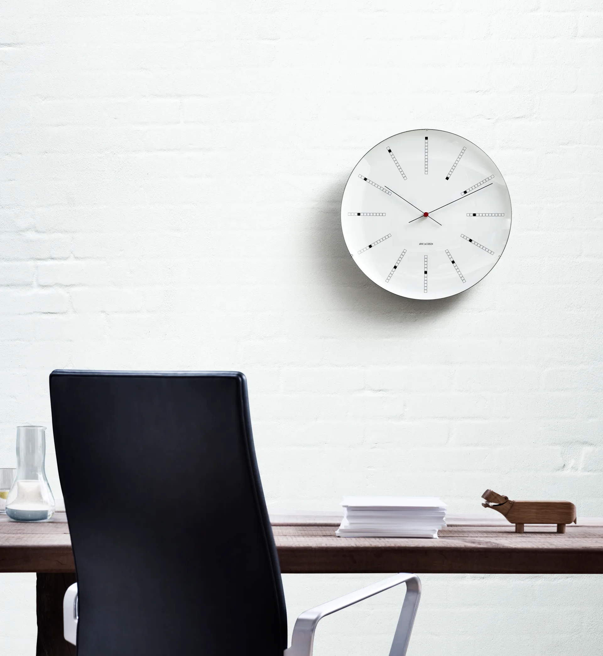 Arne Jacobsen Bankers klocka, Ø 290 mm Arne Jacobsen Clocks