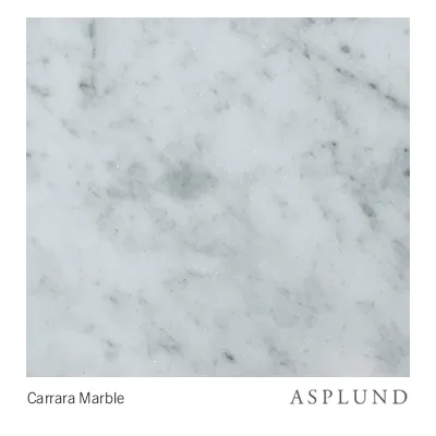 Luc 100 konsolbord, Vitbetsad ek-Carrara marmor, P2 Asplund