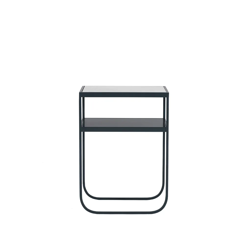 Nati Tati High konsolbord, marmor carrara, stativ char grey Asplund