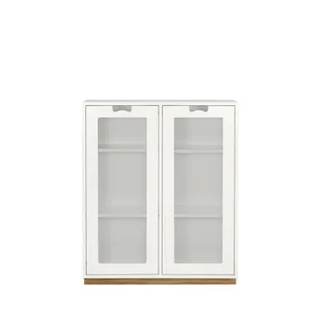 Snö E vitrinskåp - white, eksockel, dj.42 cm - Asplund