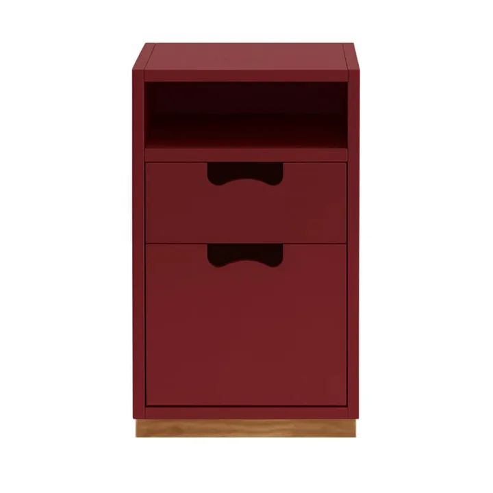 Snö G3 sängbord - Brown red - Asplund