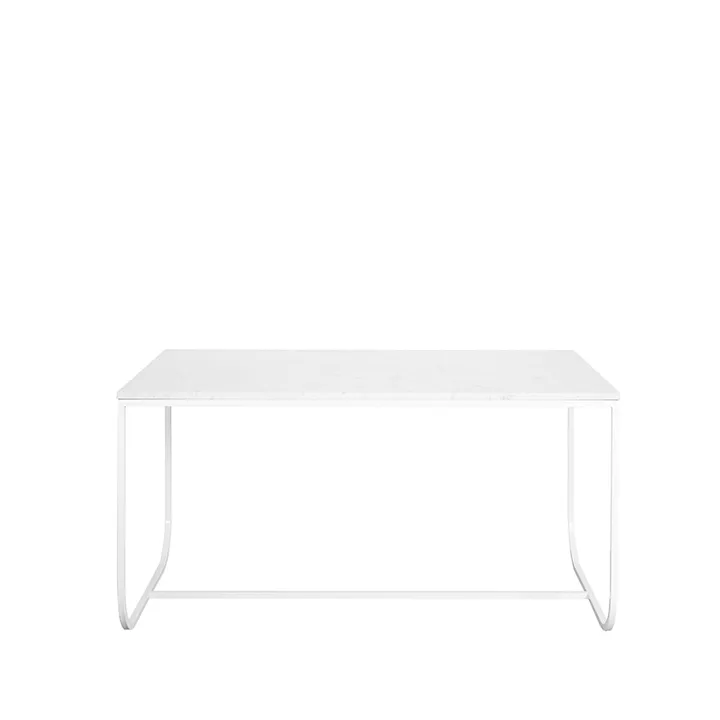 Tati matbord - marmor carrara, 140, stativ white - Asplund