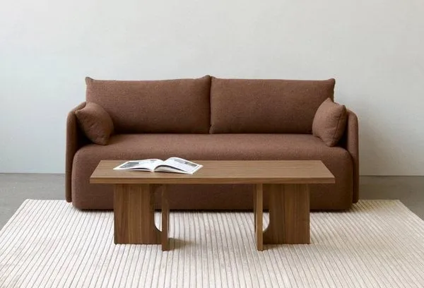 Androgyne loungebord, Walnut Audo Copenhagen