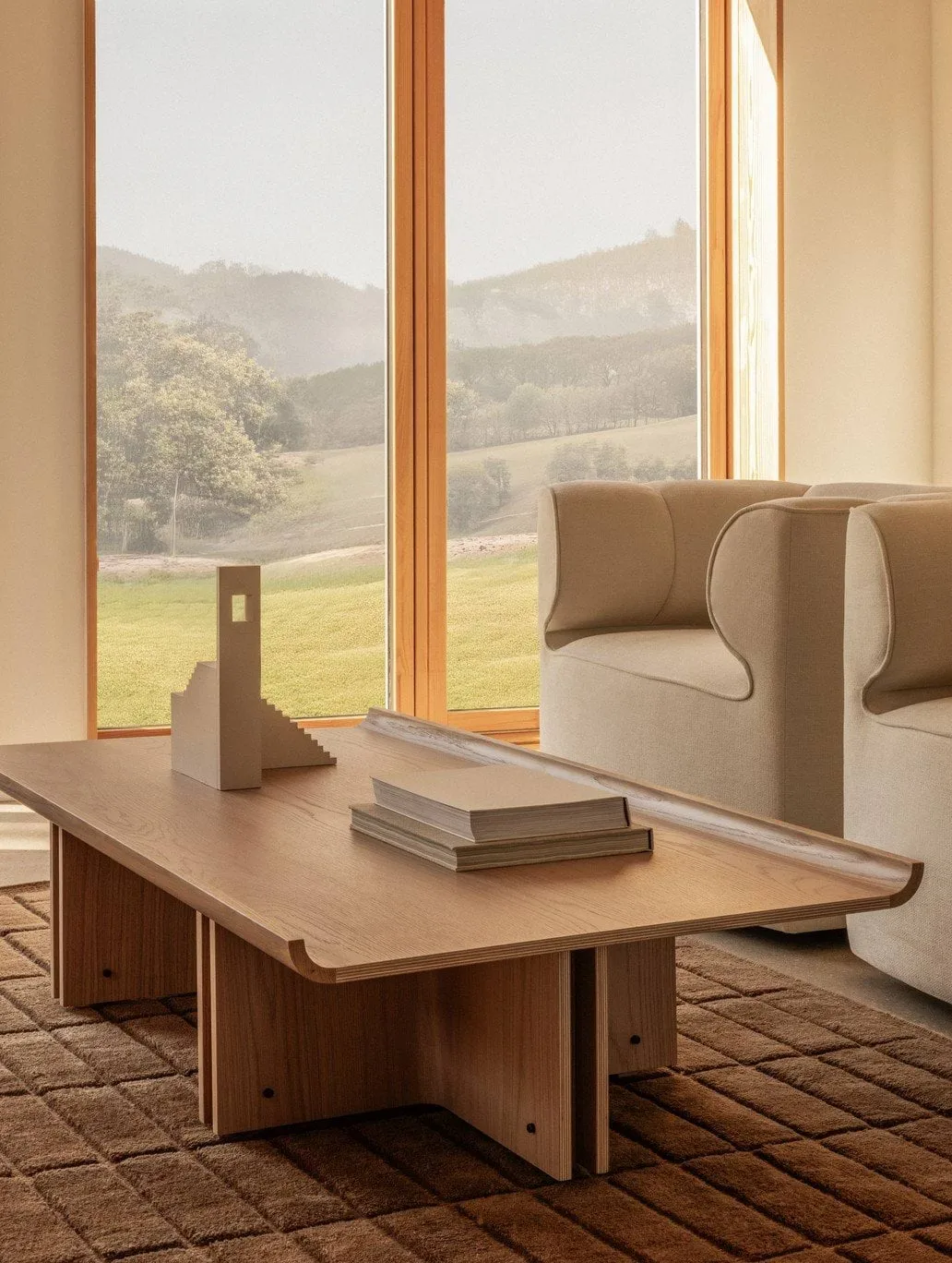 Conrad loungebord, Naturell ek, 149x74 cm Audo Copenhagen