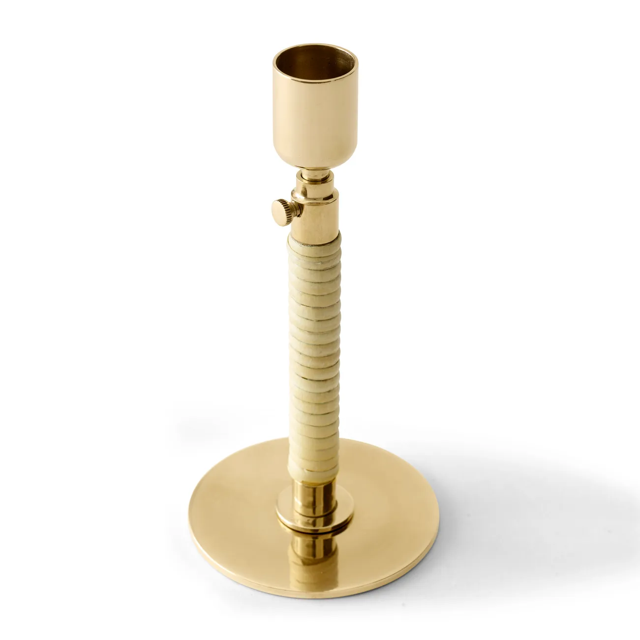 Duca ljusstake, Blank mässing Audo Copenhagen