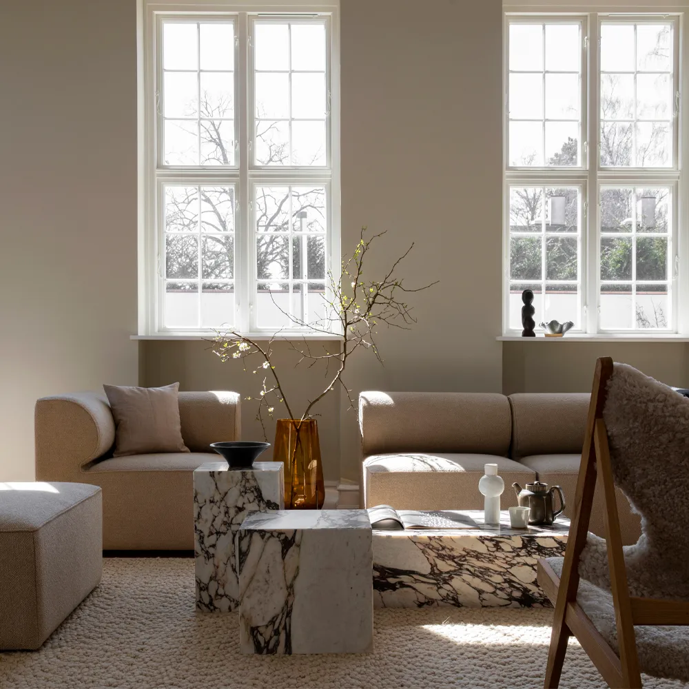 Eave 86 modulsoffa konfiguration 2, Audo Bouclé 02 (Beige) Audo Copenhagen