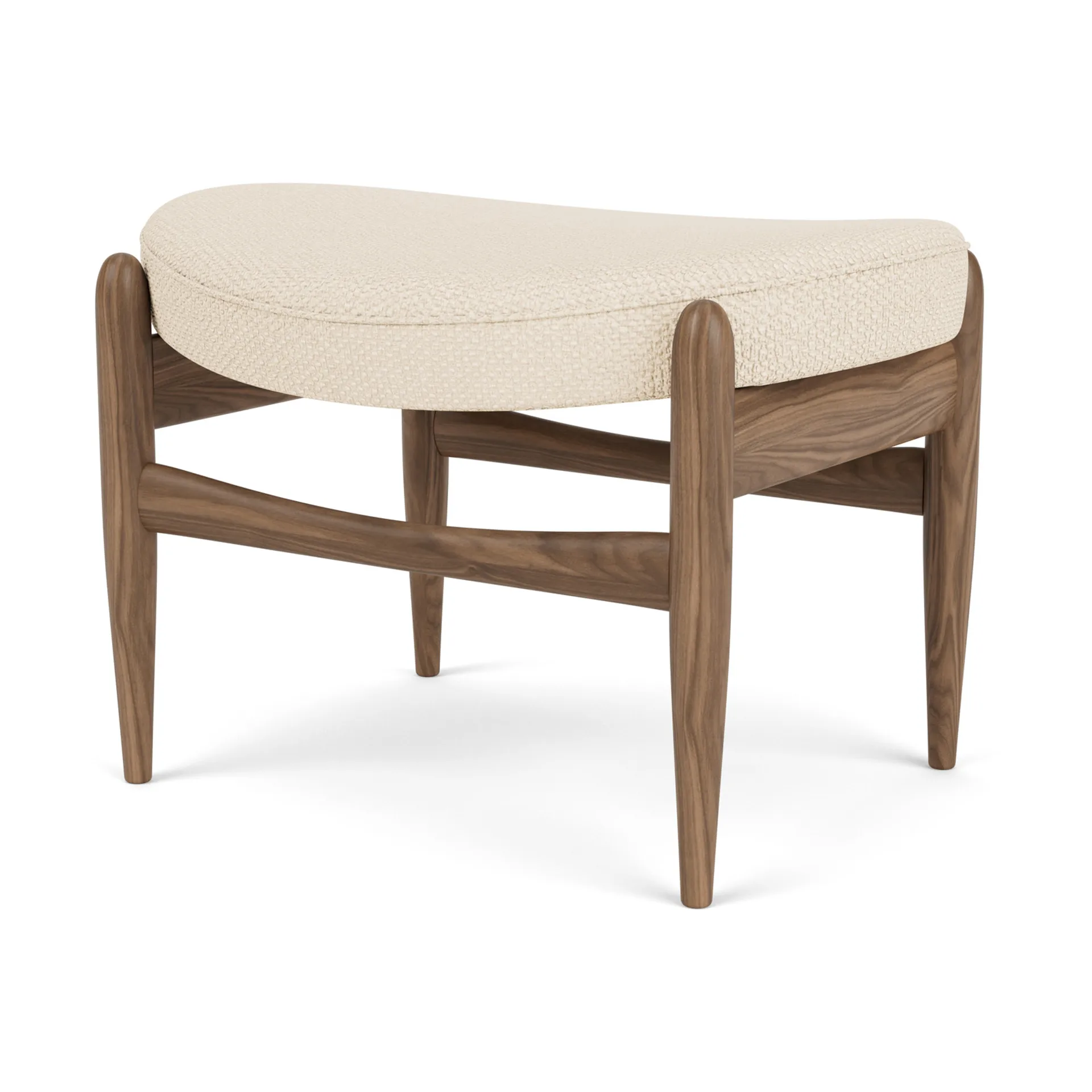 Elizabeth ottoman, Walnut-Logan Jasmine Audo Copenhagen