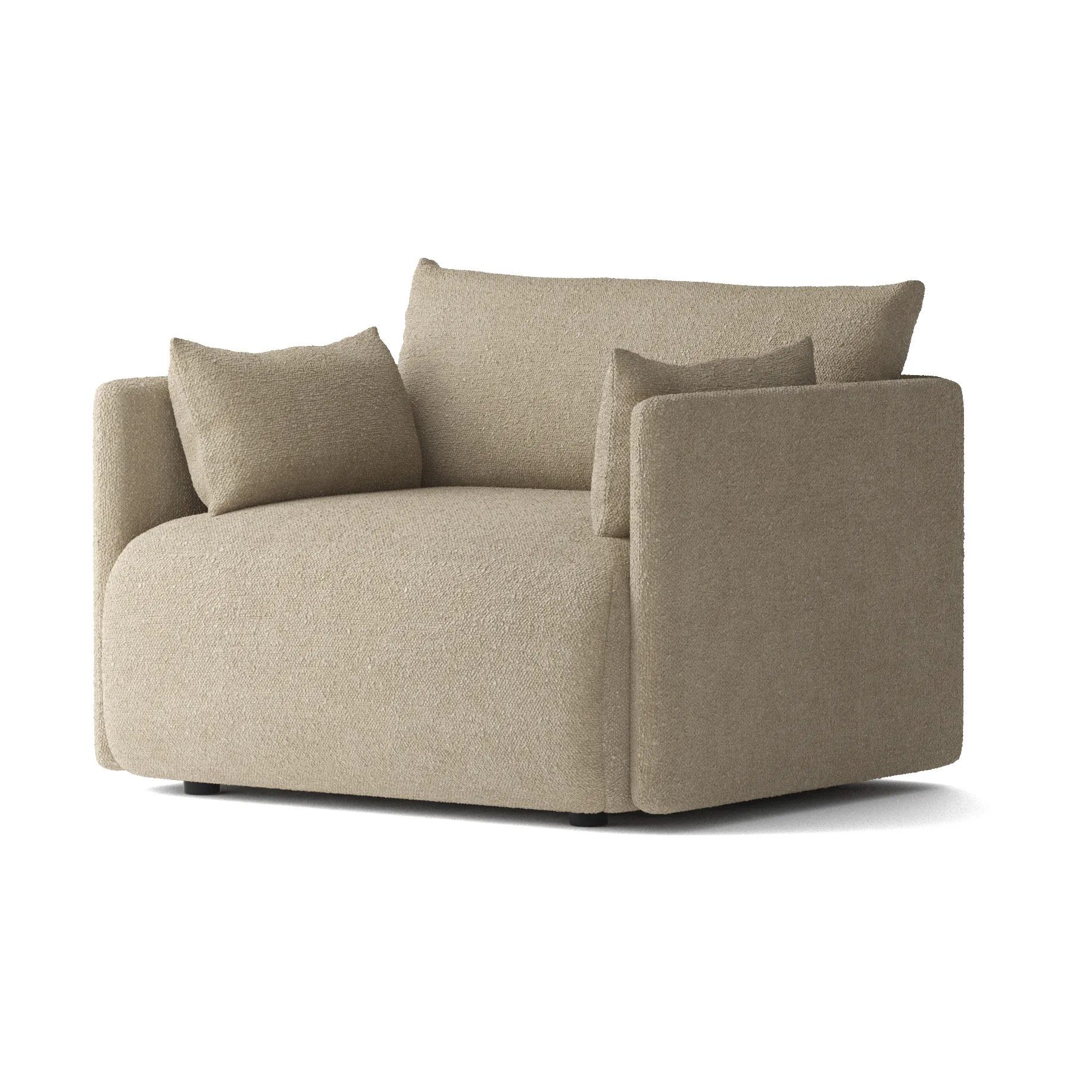 Offset fåtölj, Audo Bouclé 02 Beige Audo Copenhagen