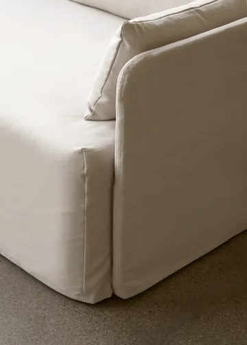 Offset lös klädsel till soffa 2-sits - Logan Sand - Audo Copenhagen