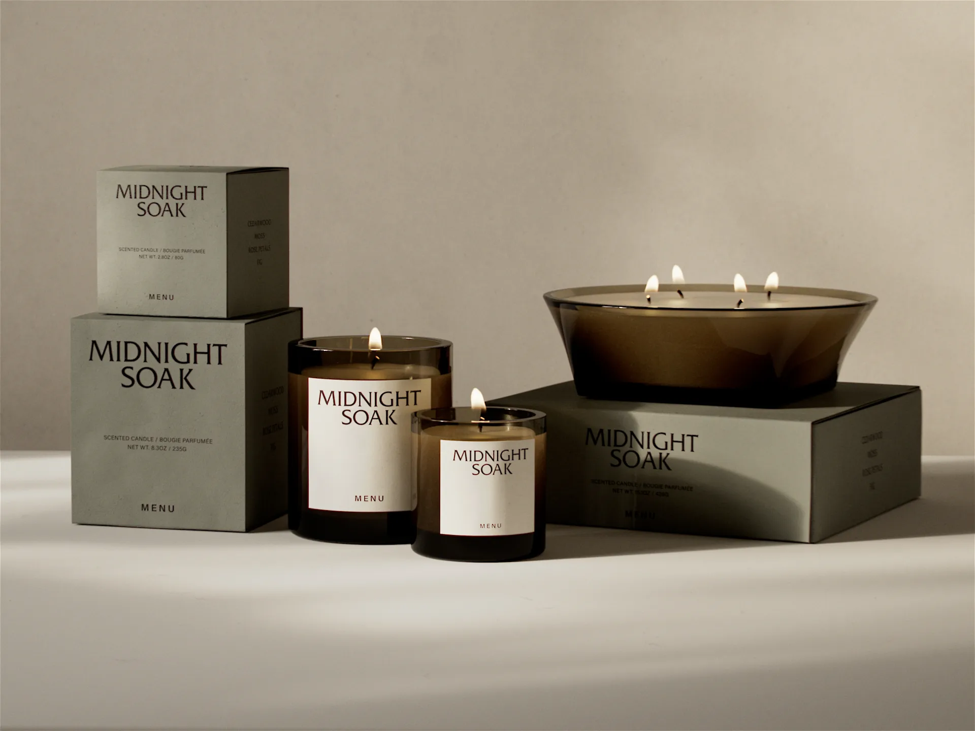 Olfacte doftljus Midnight Soak, 235 g Audo Copenhagen
