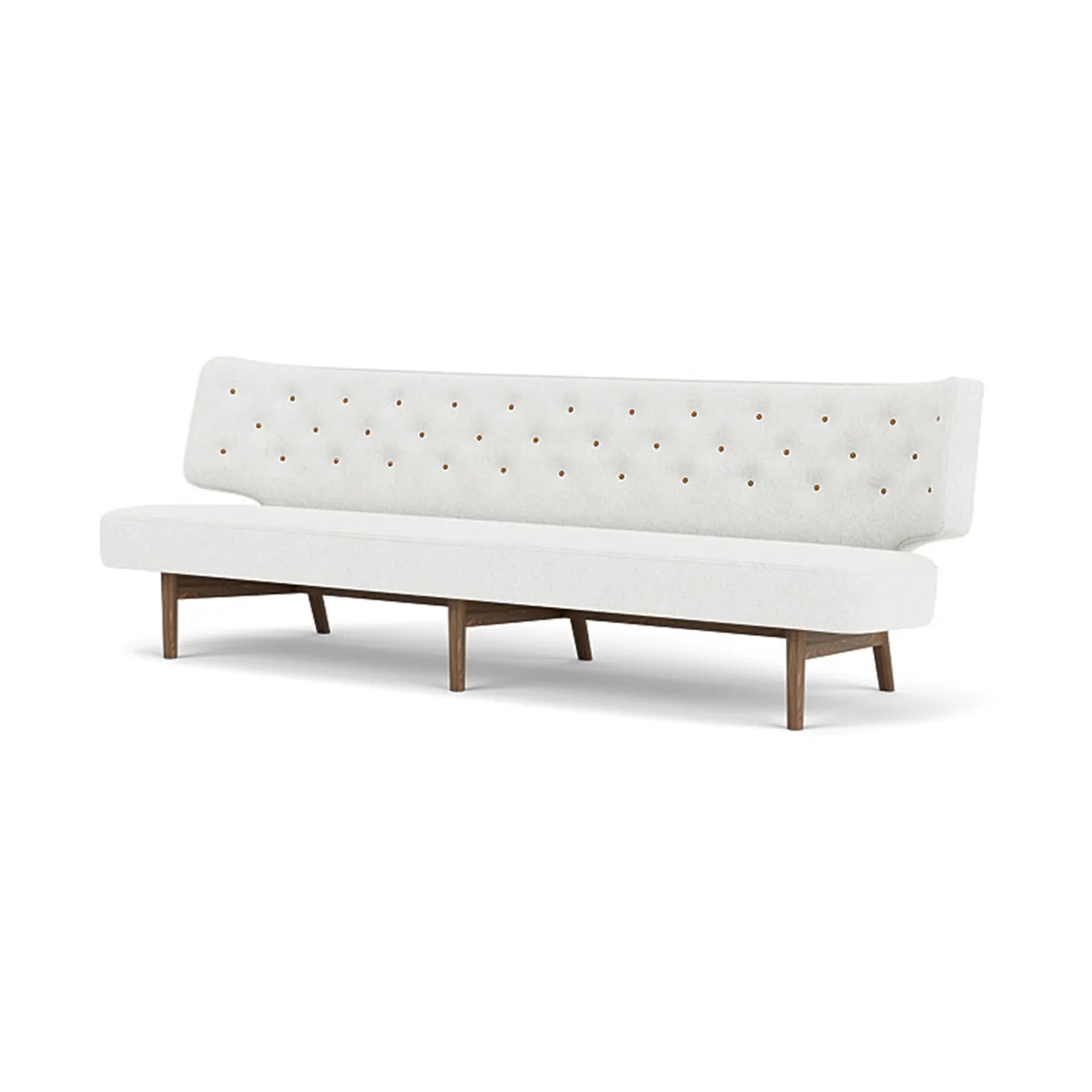Radiohus soffa, Hallingdal 0110-valnöt, 3-sits Audo Copenhagen