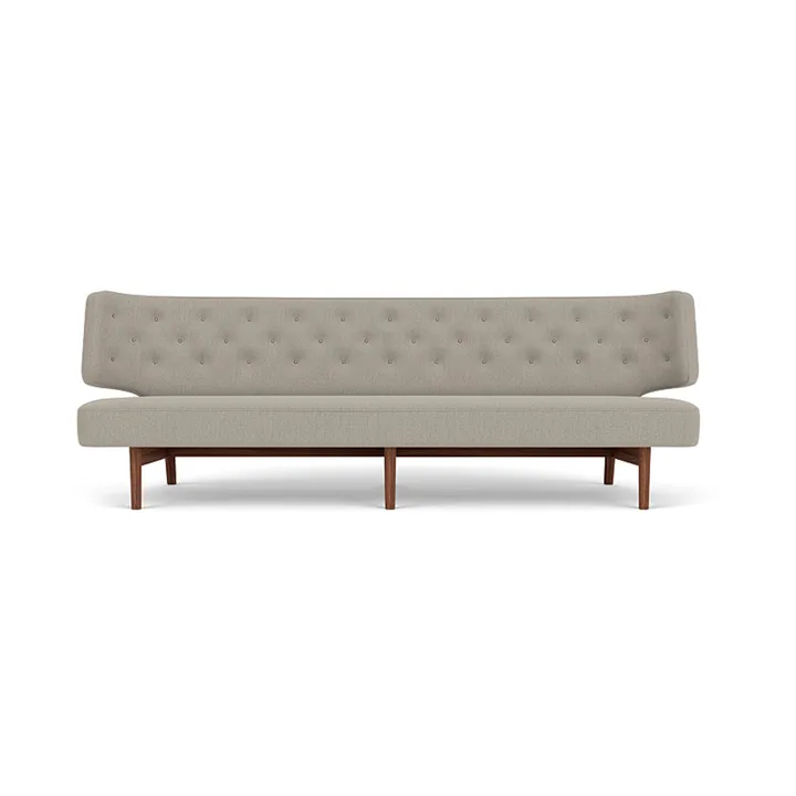 Radiohus soffa - Re-wool 0218-valnöt, 3-sits - Audo Copenhagen