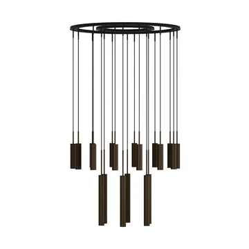 Tubulaire takkrona 20 - Anodized bronzed - Audo Copenhagen