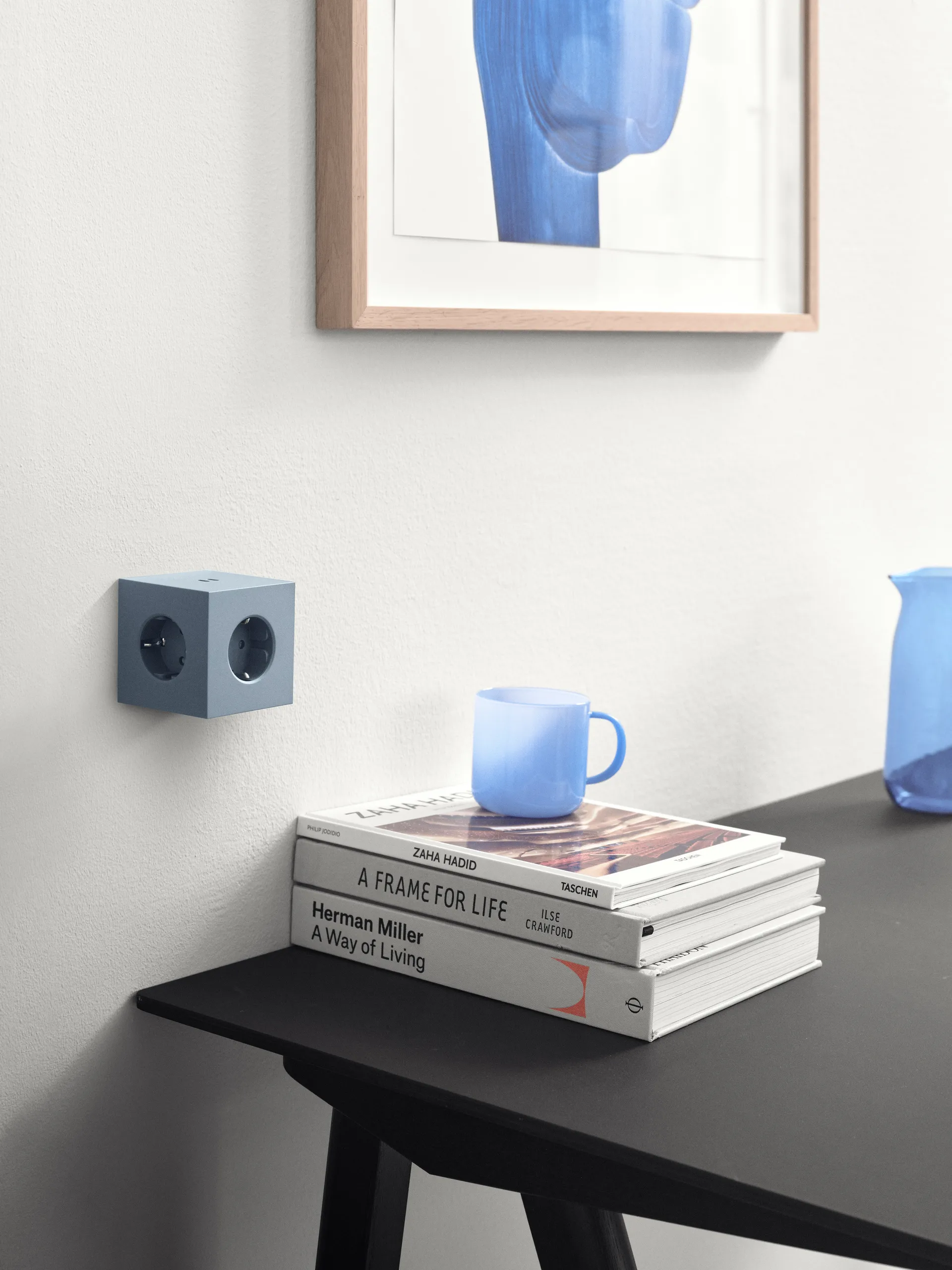 Square 1 grenuttag USB-C 30W 3 m, Shark Blue Avolt