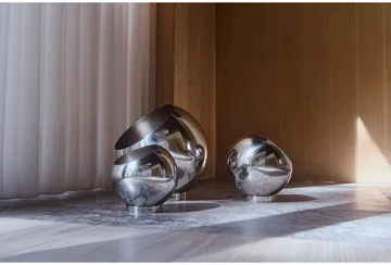 Globe blomkruka Ø30 cm - Silver - AYTM