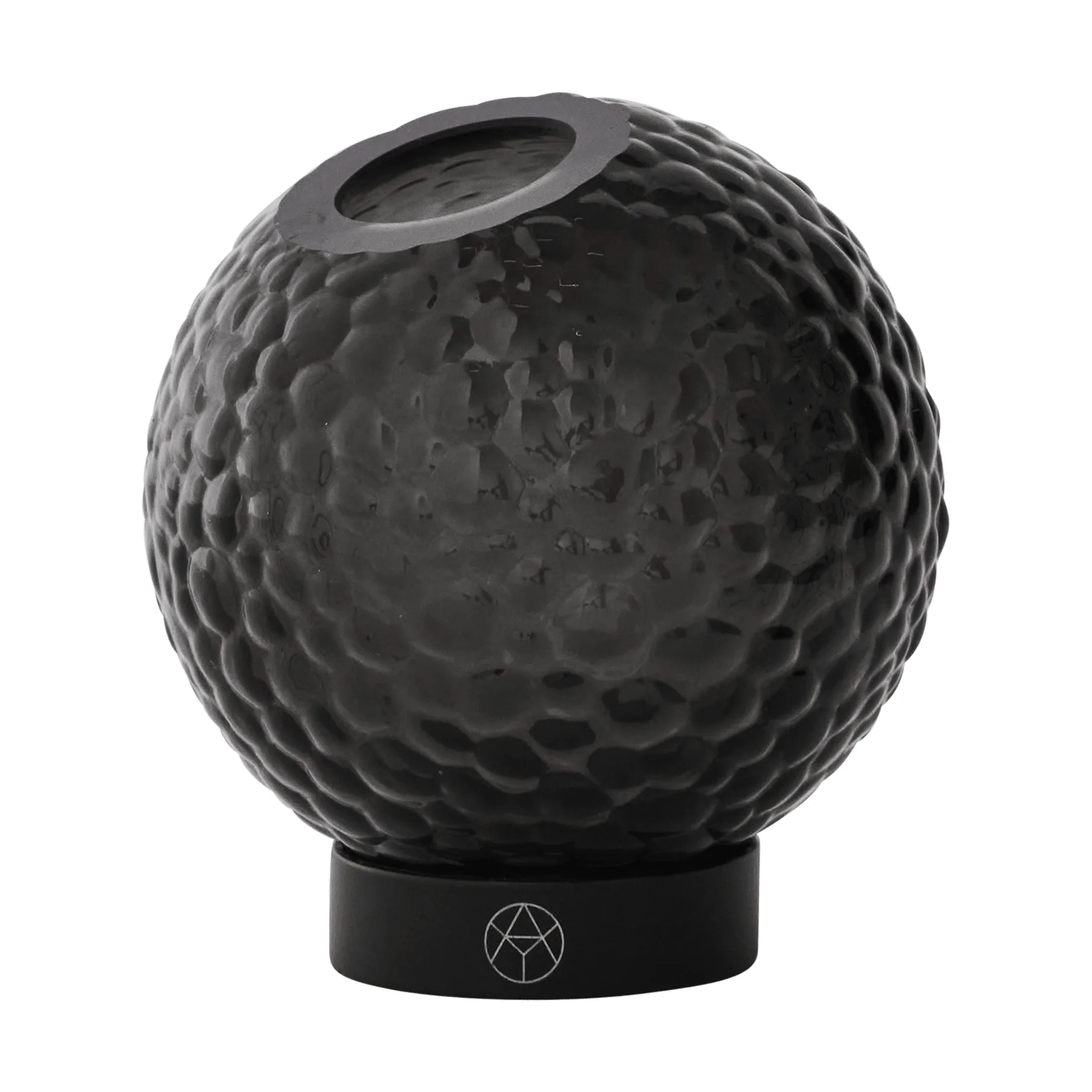 Globe bubbles vas Ø10 cm, Black AYTM