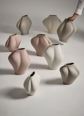 Saltare vas - Cream, Ø13,8x30 cm - AYTM
