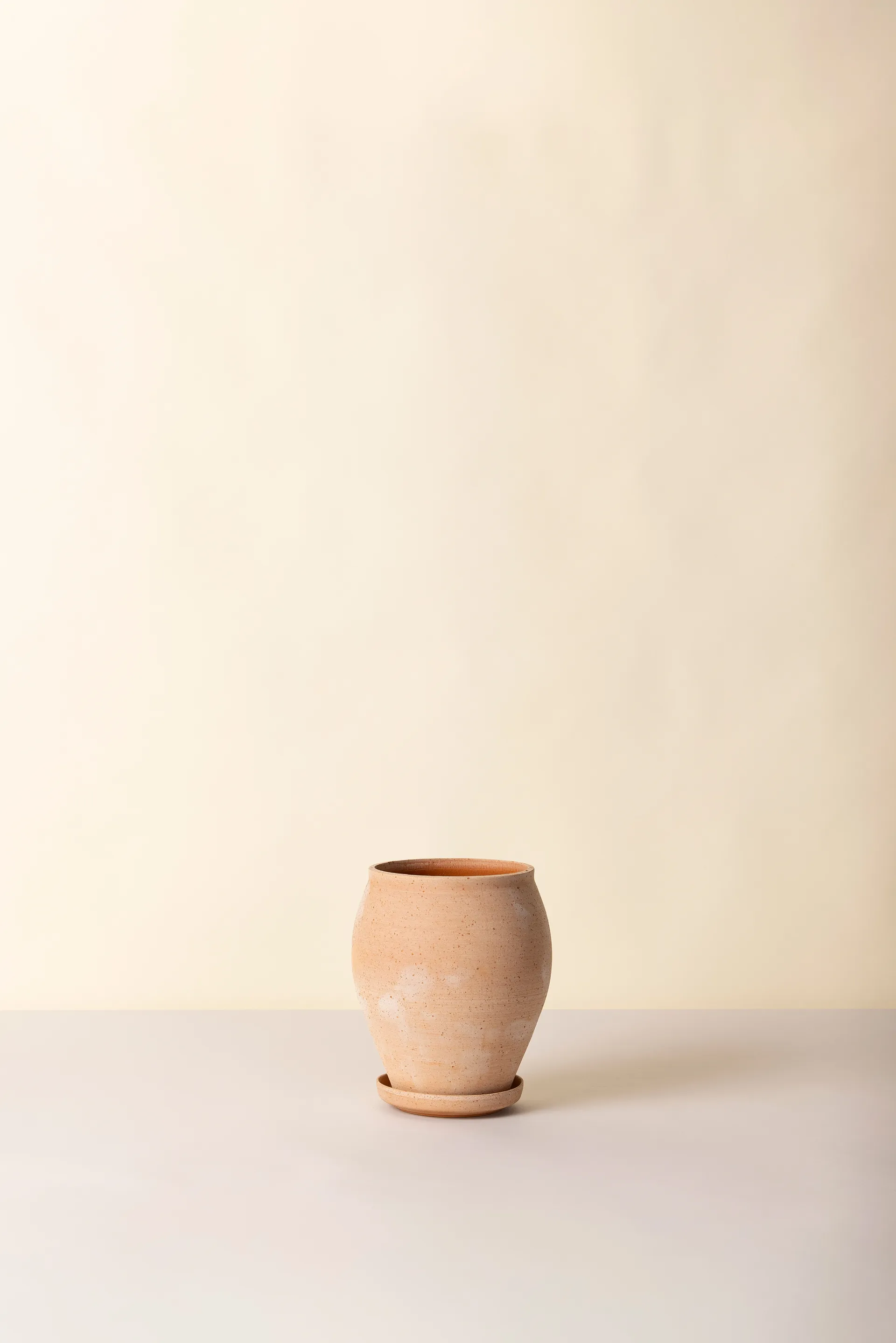Delphi kruka med fat 2 delar, Rosa, Ø22 cm, tall Bergs Potter