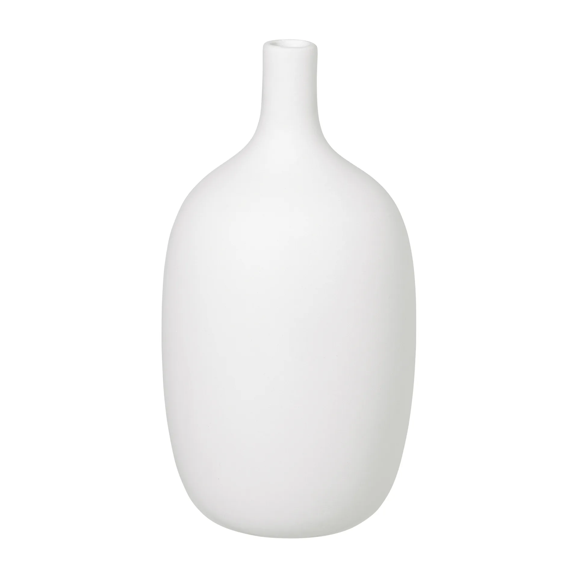 Ceola vas 21 cm, Vit blomus