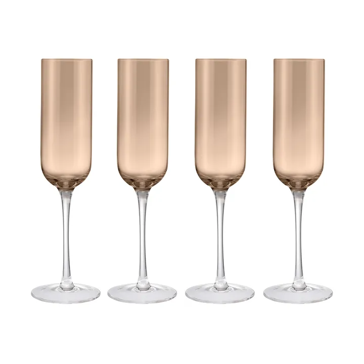 Fuumi champagneglas 22 cl 4-pack - Coffee-Klar - blomus