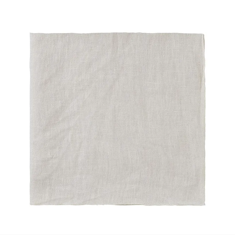 Lineo linneservett 42x42 cm, Moonbeam blomus