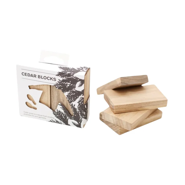 Bosign doftblock i vit cederträ - 4-pack - Bosign