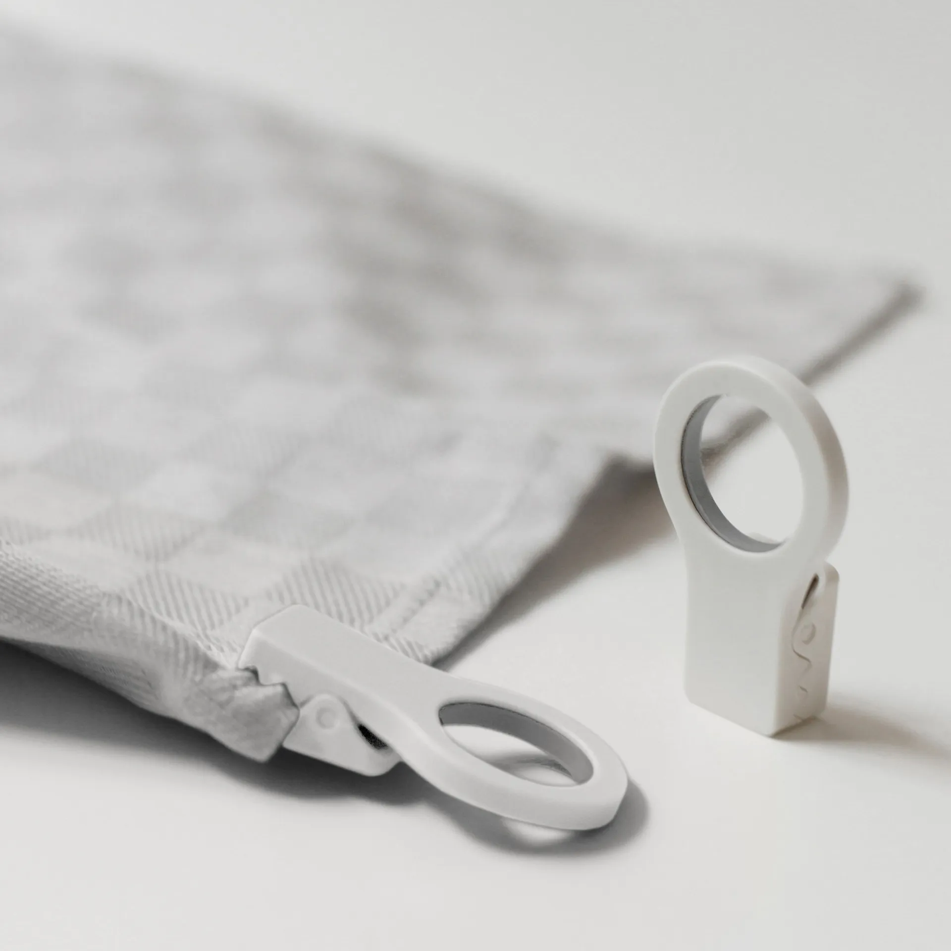 Bosign Loop clips för kökshandduk 2-pack, Vit Bosign