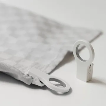 Bosign Loop clips för kökshandduk 2-pack - Vit - Bosign