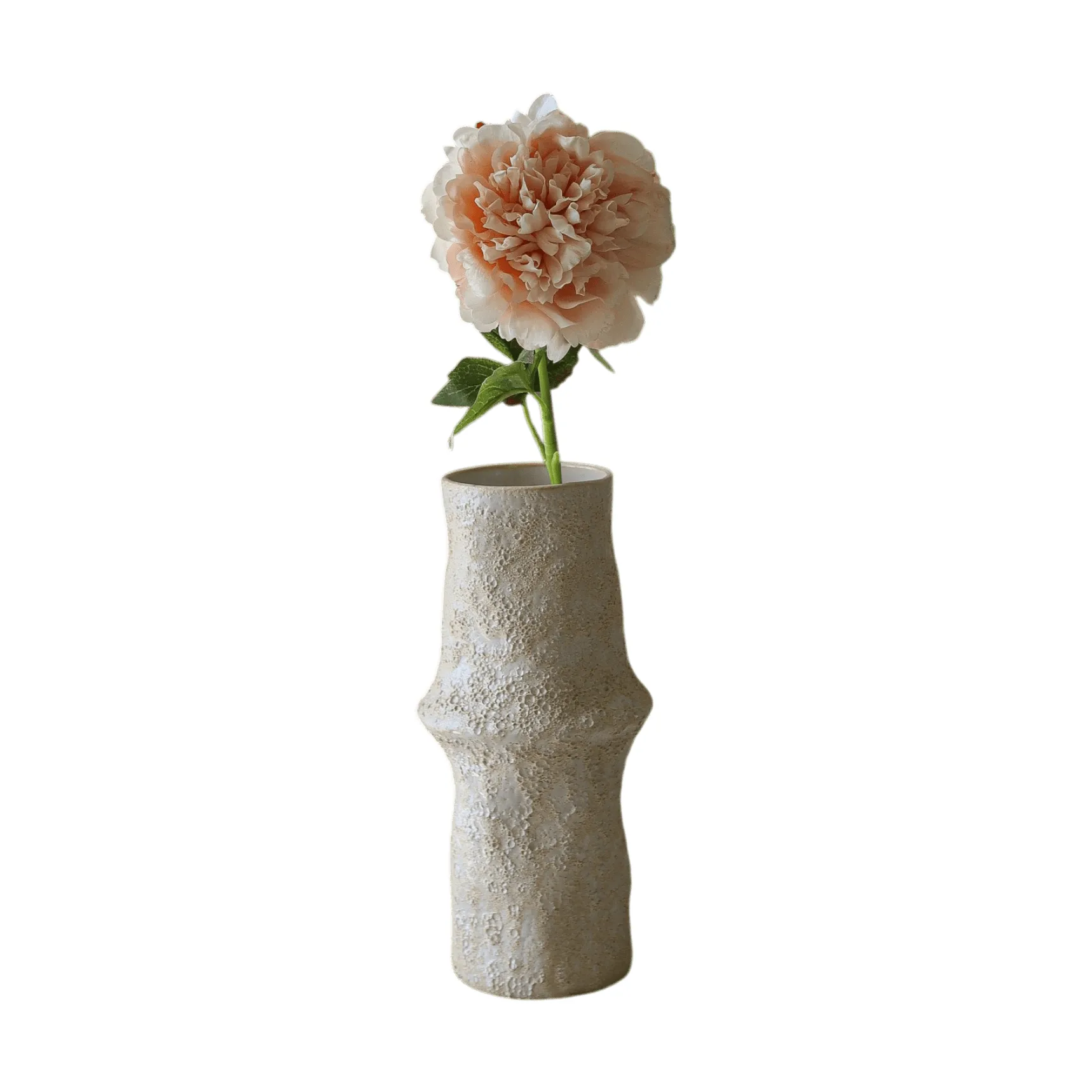 Pion konstgjord blomma, Light pink, 56 cm, 1 st Botané