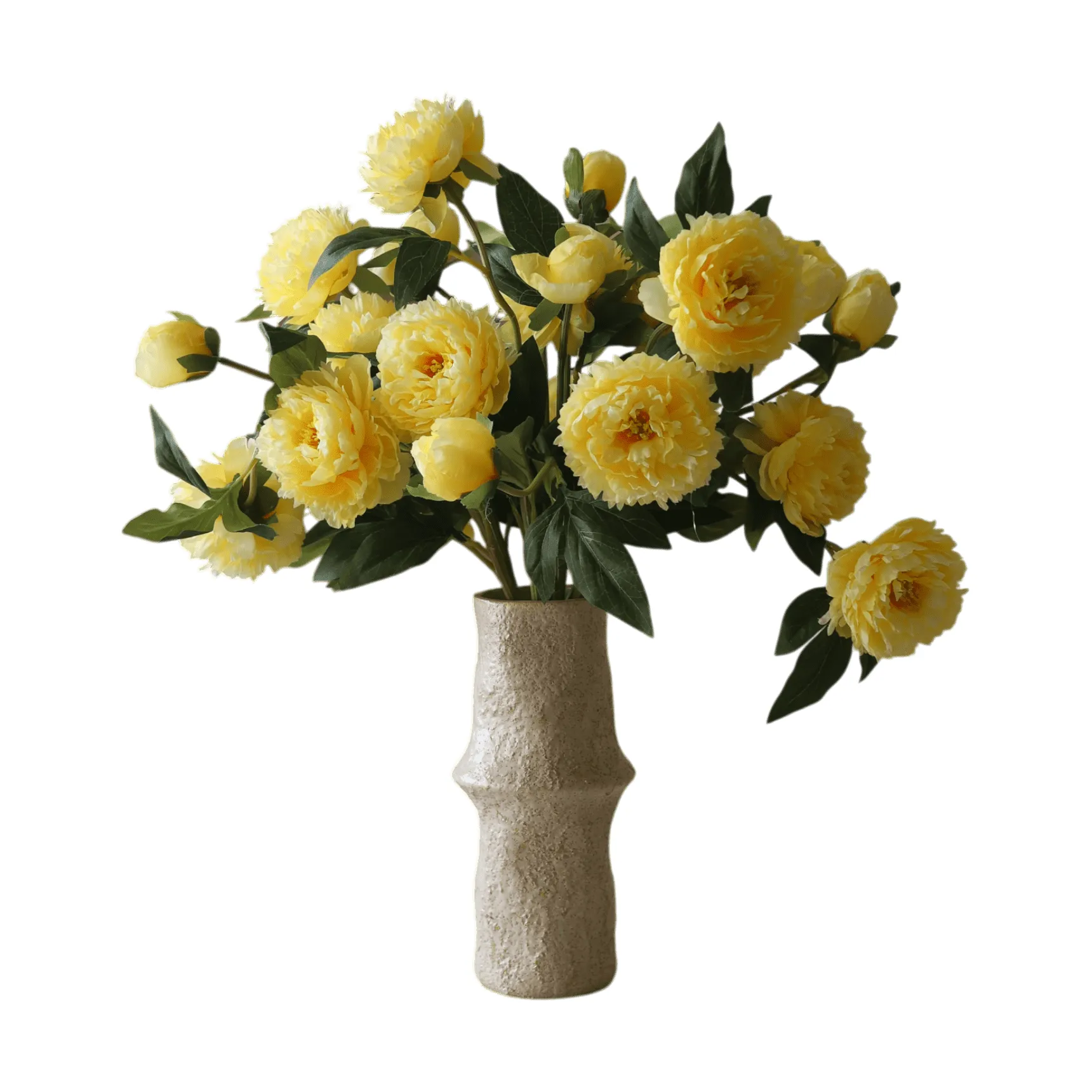 Pioner konstgjord bukett, Large, gul 7 st Botané