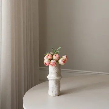 Rosor konstgjord bukett - Mini, ljusrosa 10 st - Botané