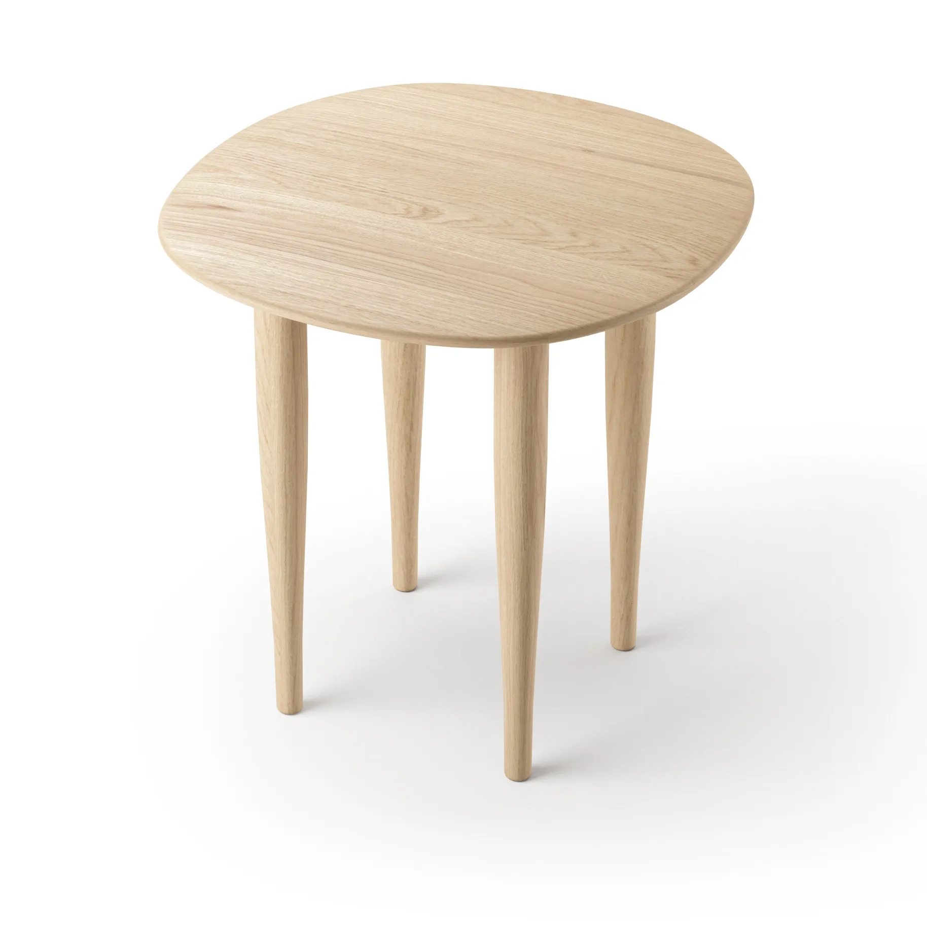 Jari sidobord Ø45 cm, Oljad ek Brdr. Krüger