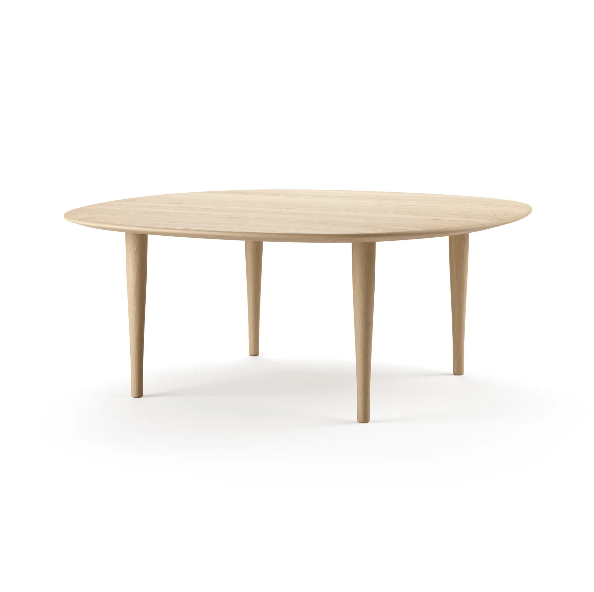 Jari soffbord Ø85 cm, Oljad ek Brdr. Krüger
