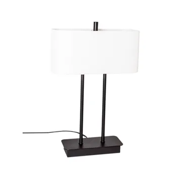 Luton bordslampa - svart/vit - By Rydéns