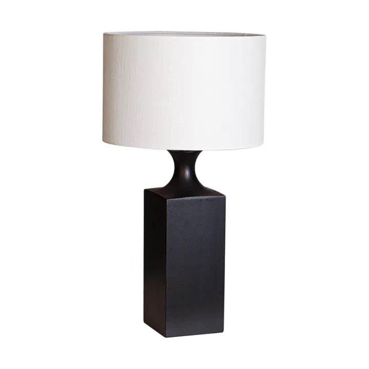 Woody bordslampa 56 cm - Svart-vit - By Rydéns