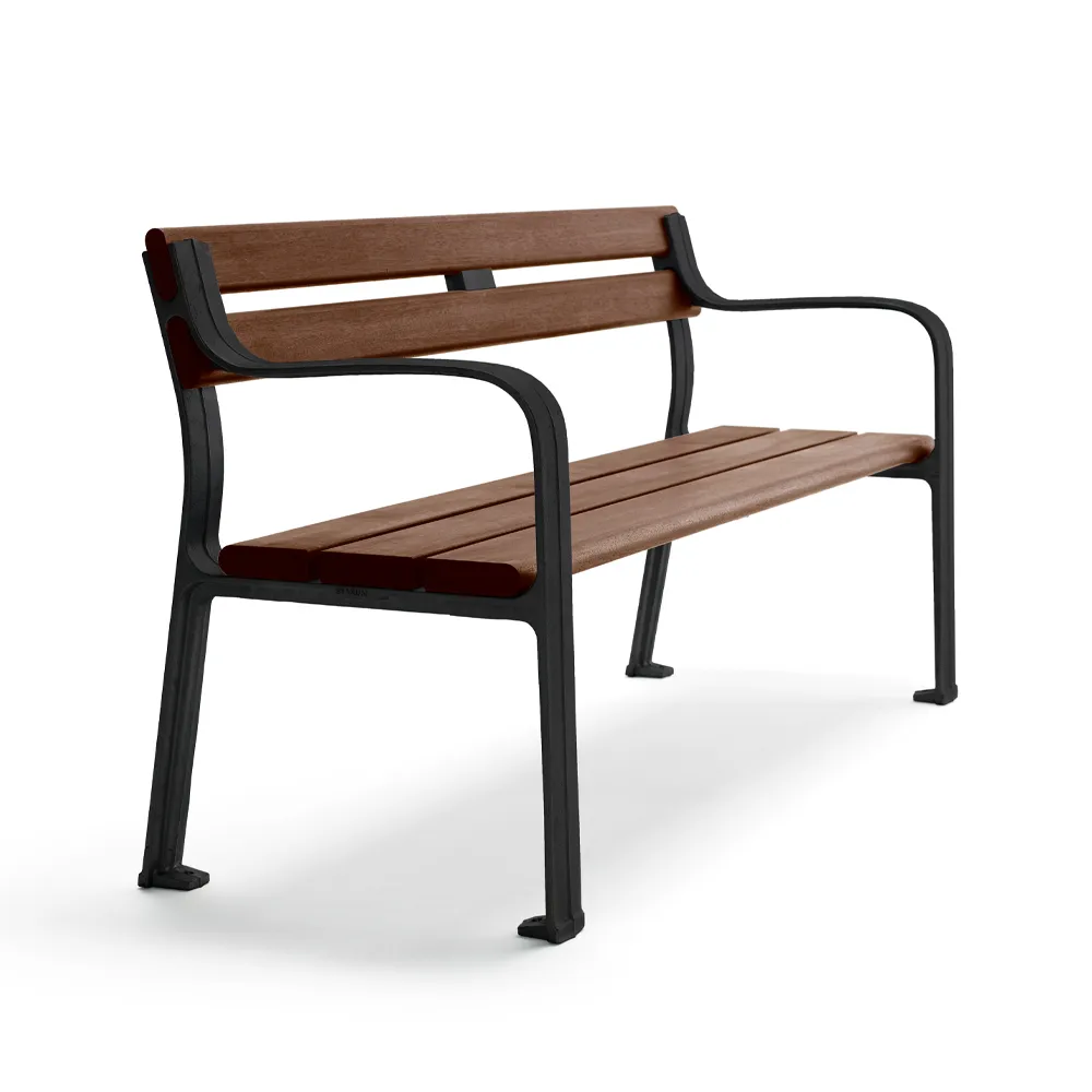 Joy soffa, Mahogny, svart stativ Byarums bruk