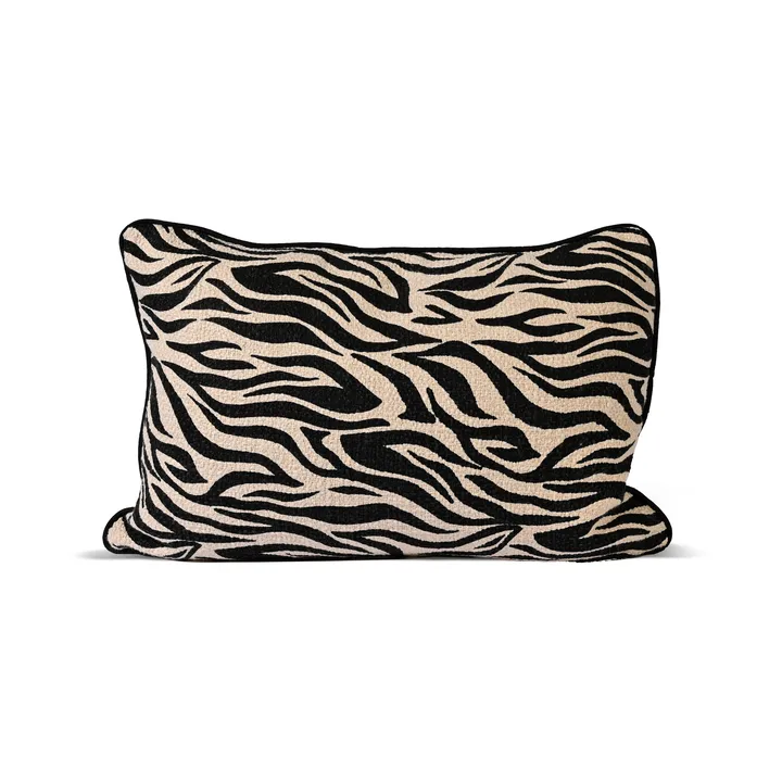 Anima kudde L 40x60 cm - Zebra-svart - Byon