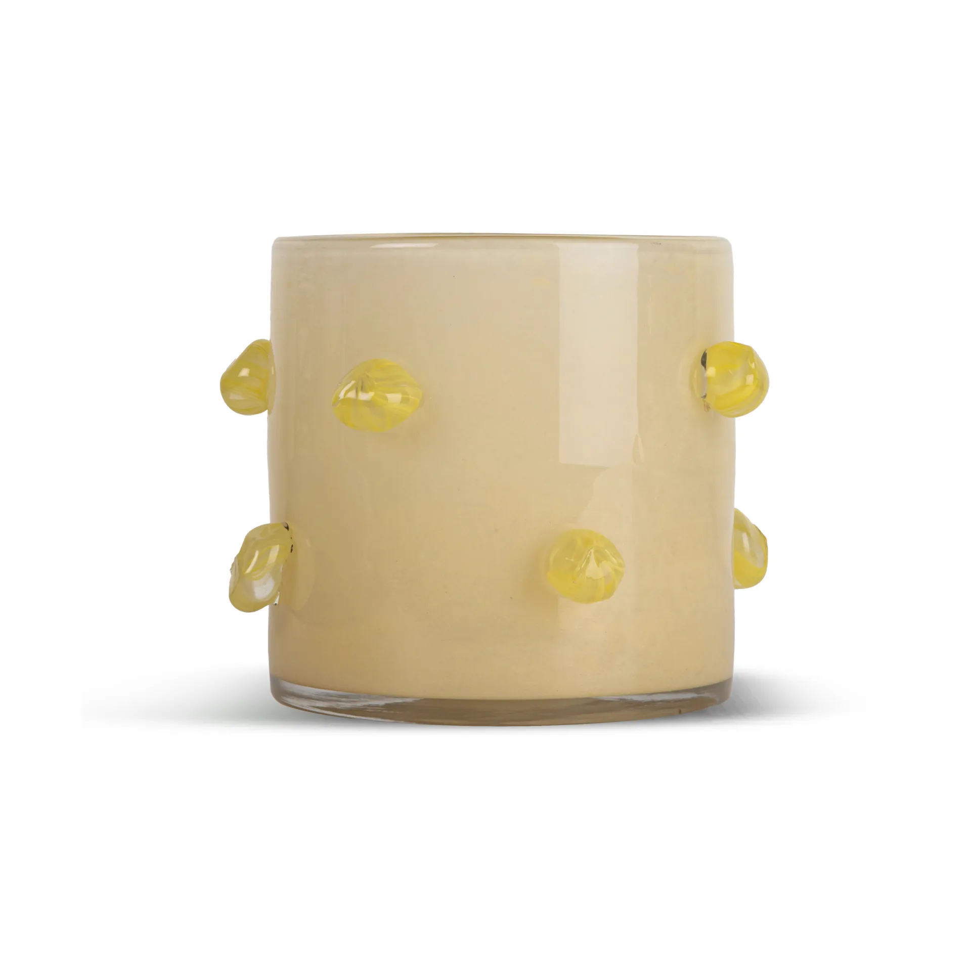 Arlo ljuslykta M Ø15 cm, Beige-gul Byon