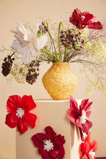 Corallo vas M 26x28x27 cm - Gul - Byon