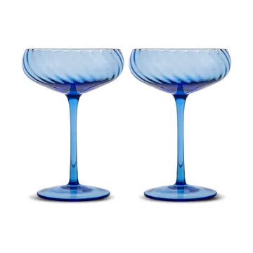 Opacity champagnekupa 30 cl 2-pack - Blå - Byon
