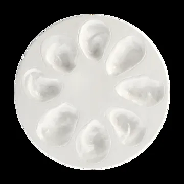 Oyster tallrik Ø27 cm - Vit - Byon