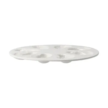 Oyster tallrik Ø27 cm - Vit - Byon