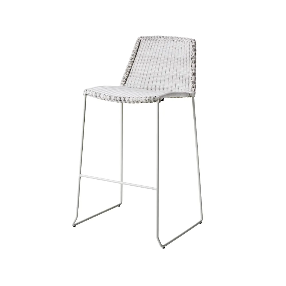 Breeze barstol, White grey Cane-line