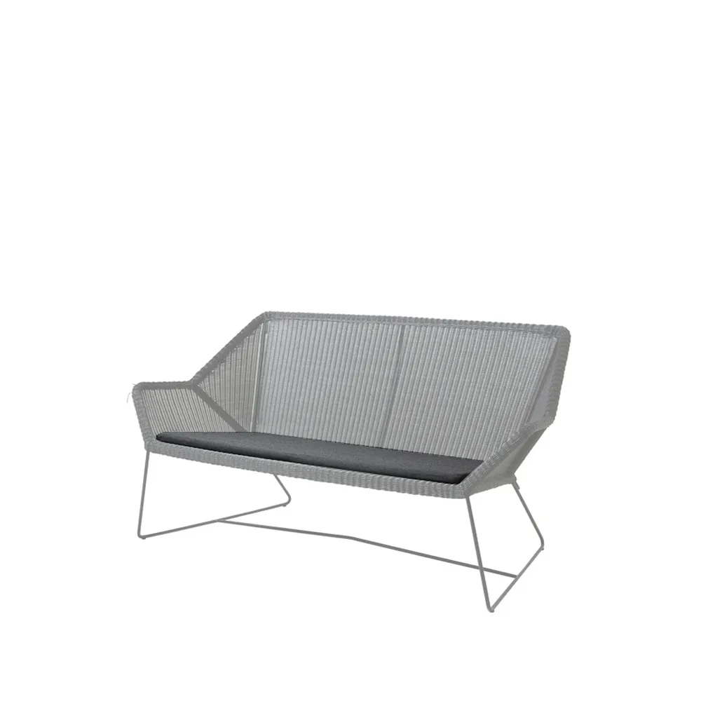 Breeze soffdyna 2-sits, Cane-line Natté light grey Cane-line