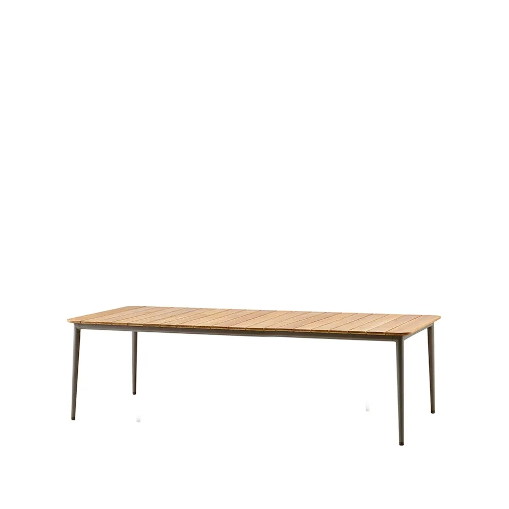 Core matbord teak 274x100x74 cm, Taupe stativ Cane-line